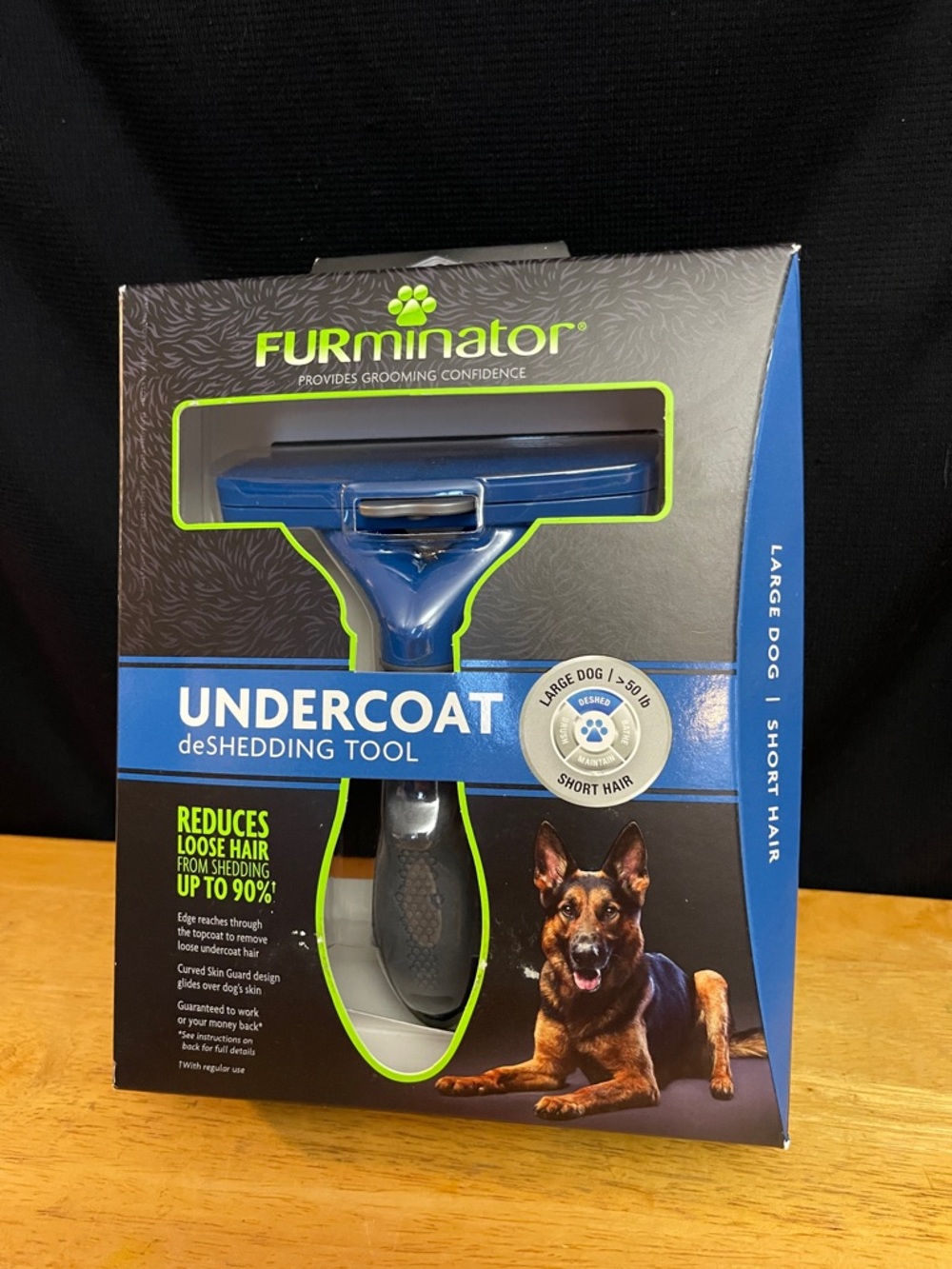 FURminator Undercoat deShedding Tool - Blue and Black